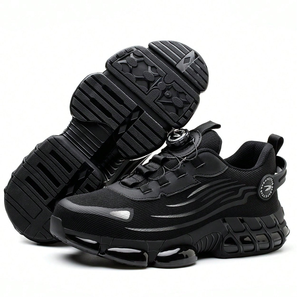 Men's Safety Shoes, Lightweight Breathable Anti-Smash Work Shoes