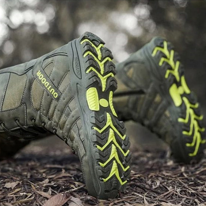 Men's Lightweight  Breathable Durable Anti-slip Hiking Boots Combat Army Boots Work Boots
