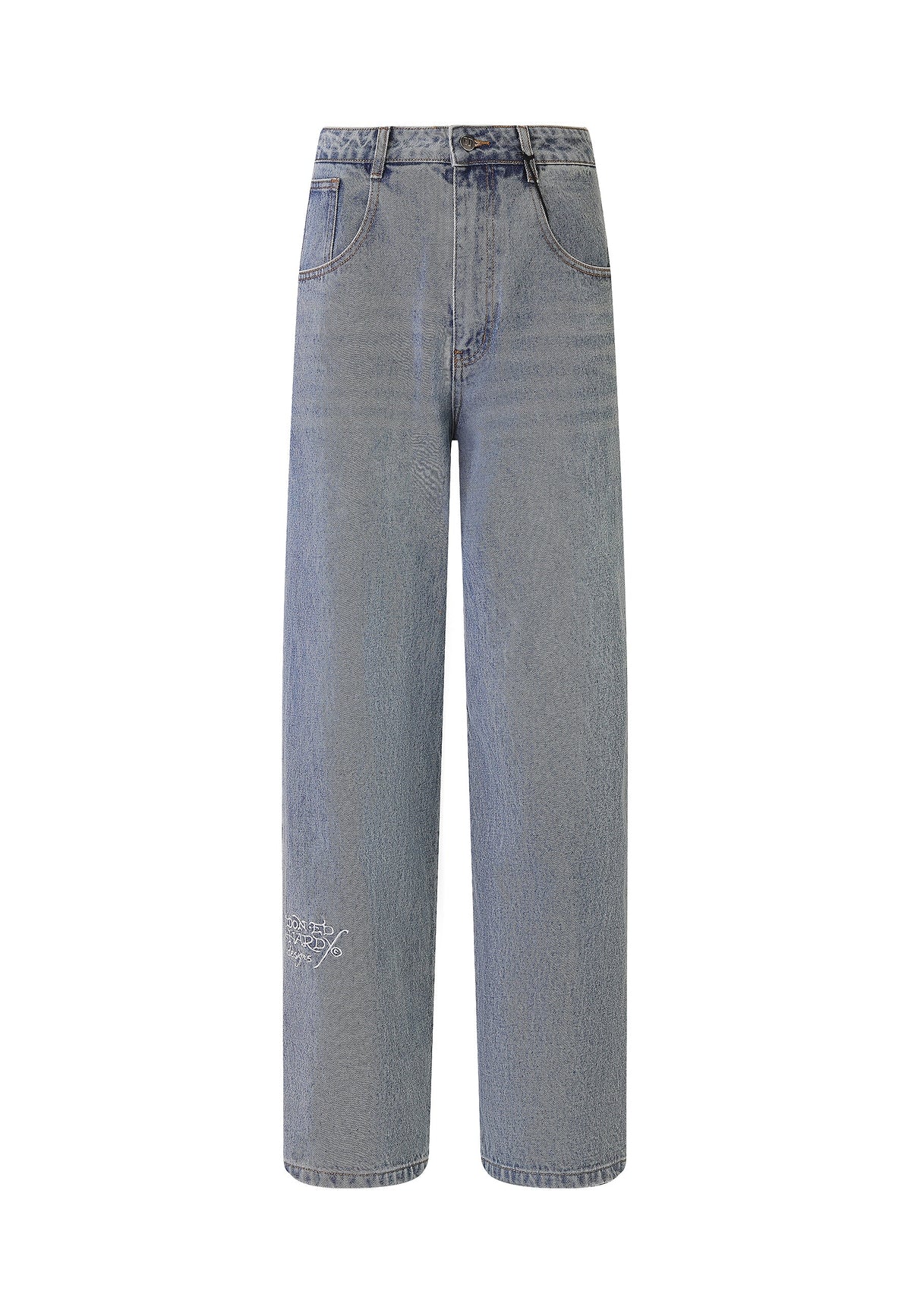 Mens Nyc Skull Xxtra Denim Trousers Jeans - Blue