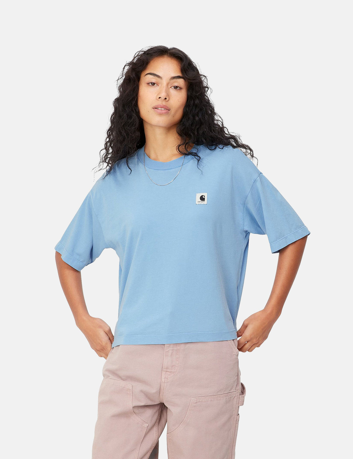 Womens Nelson T-Shirt (Loose) - Piscine Blue