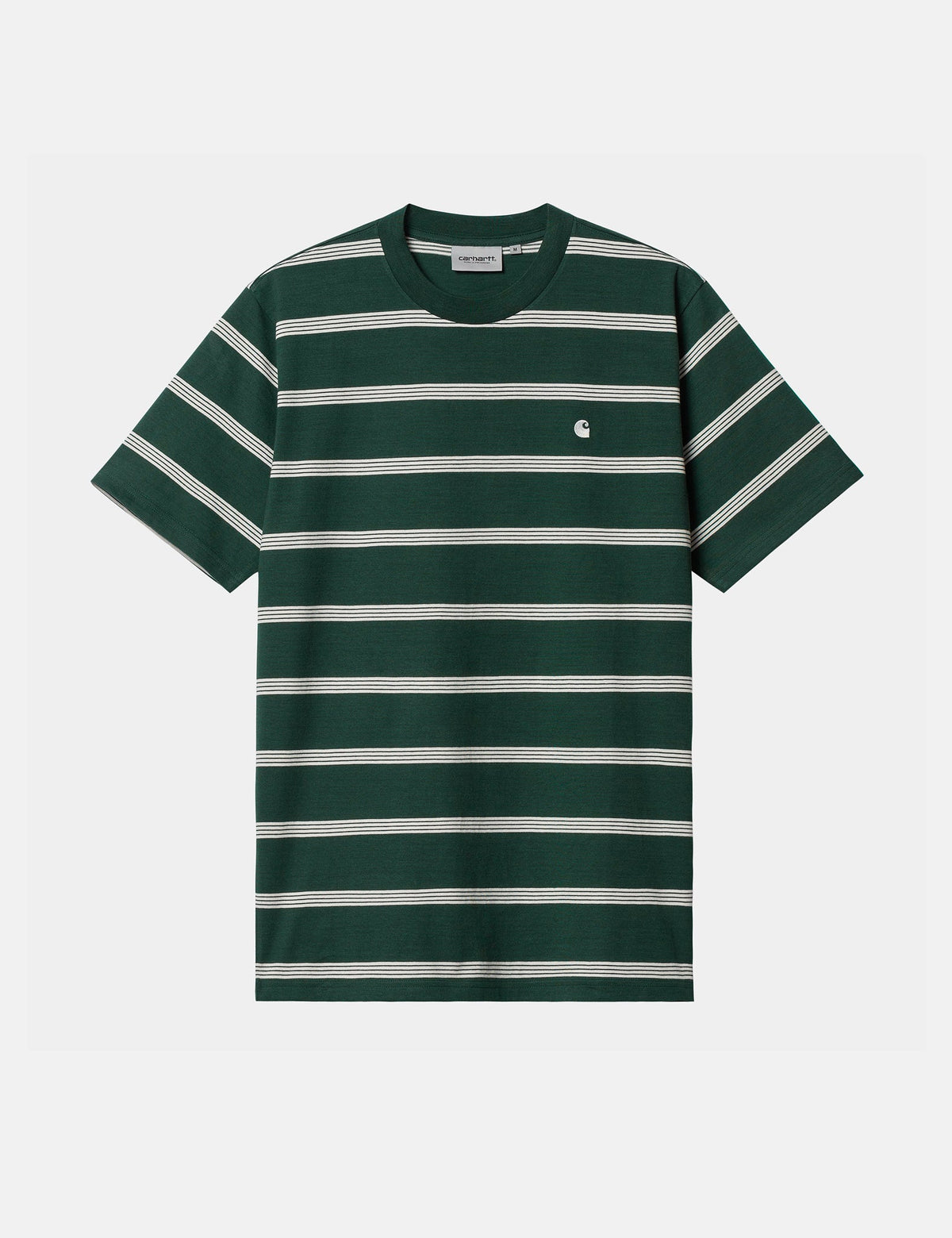 Glover Stripe T-Shirt - Juniper Green/Wax/Wax