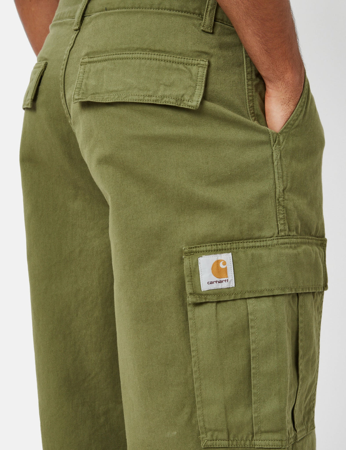 Cole Cargo Pant (Relaxed, Organic) - Kiwi Green